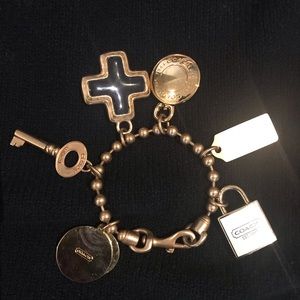 Vintage Coach Charm Bracelet
